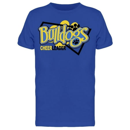 Bulldogs Cheerleader Megaphone Tee Men's -Image by Shutterstock