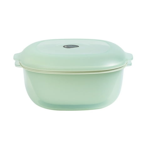 Citystores 1 Set Fruit Baskets Double Layer with Lid High Capacity Easy to Clean Fast Draining 4 in 1 Washing Storage Baskets for Kitchen Green
Citystores 1 Set Fruit Baskets Double Layer with Lid High Capacity Easy to Clean Fast Draining 4 in 1 Washing Storage Baskets for Kitchen Green
