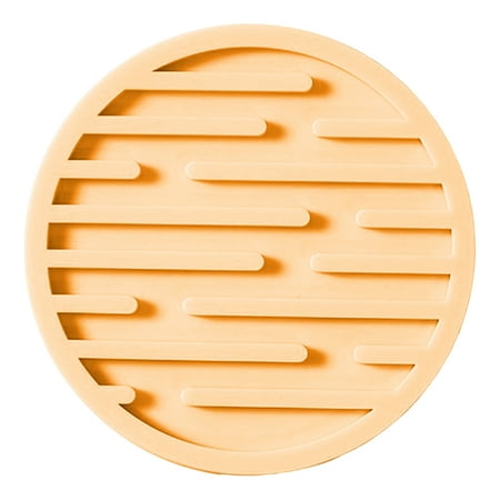 Hesroicy Round Coaster Heat Insulation - Non-slip Oil-proof Bright Color Eco-friendly Anti-scalding Silicone Round Thickened Drain Pad Coaster Kitchen Supplies
Hesroicy Round Coaster Heat Insulation - Non-slip Oil-proof Bright Color Eco-friendly Anti-scalding Silicone Round Thickened Drain Pad Coaster Kitchen Supplies