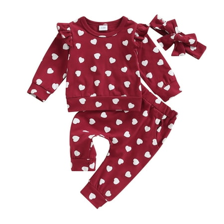 Calsunbaby 3Pcs Toddler Baby Girl Clothes Infant Little Kids Fall Outfit Solid Top Pants+Bow Headband Set 3-6 Months
Calsunbaby 3Pcs Toddler Baby Girl Clothes Infant Little Kids Fall Outfit Solid Top Pants+Bow Headband Set 3-6 Months