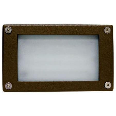 Dabmar Lighting LV650-BZ Cast Aluminum Recessed Open Face Brick Step & Wall Light Bronze - 3.88 x 6.44 x 2.63 in.
Dabmar Lighting LV650-BZ Cast Aluminum Recessed Open Face Brick Step & Wall Light Bronze - 3.88 x 6.44 x 2.63 in.