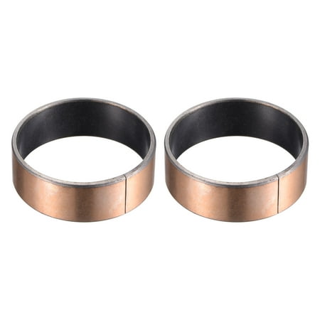 Uxcell 40mm x 44mm x 15mm Sleeve (Plain) Bearings Wrapped Oilless Bushings 2 Pack