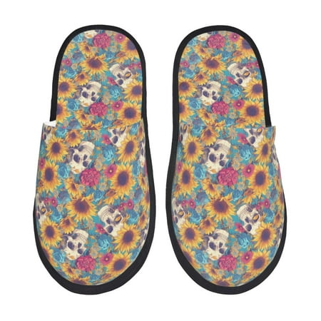 Honeii colorful Skull sunflower print Slippers Memory Foam House Bedroom Slippers for Women and Men Fuzzy Plush Comfy Faux Fur Lined Slide Shoes-Large
Honeii colorful Skull sunflower print Slippers Memory Foam House Bedroom Slippers for Women and Men Fuzzy Plush Comfy Faux Fur Lined Slide Shoes-Large