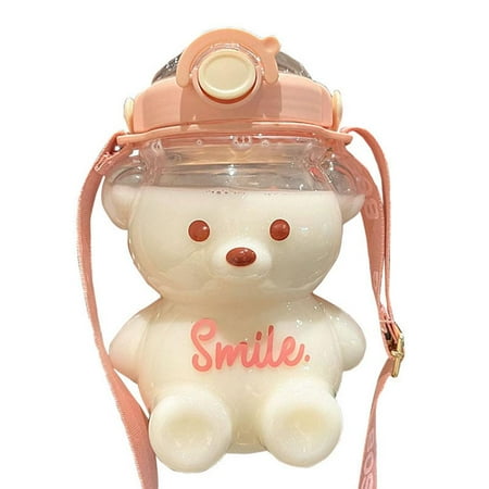 Fovolat Cute Bear Drinks Bottle Cute Bear Straw Drinking Bottles Portable Drinks Bottle Large Capacity Drinks 1000/1400ml intensely
Fovolat Cute Bear Drinks Bottle Cute Bear Straw Drinking Bottles Portable Drinks Bottle Large Capacity Drinks 1000/1400ml intensely
