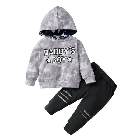 Kucnuzki 2T Toddler Boy Fall-Winter Outfits Pants Sets 3T Toddler Boy Long Sleeve DADDY S BOY Letter Tie Dye Prints Hoode Sweatshirt Tops Elastic Pants 2PCS Set Gray
Kucnuzki 2T Toddler Boy Fall-Winter Outfits Pants Sets 3T Toddler Boy Long Sleeve DADDY S BOY Letter Tie Dye Prints Hoode Sweatshirt Tops Elastic Pants 2PCS Set Gray
