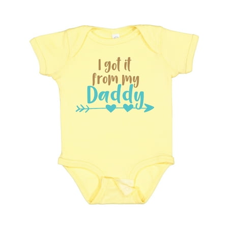 Inktastic I Got It from My Daddy Dad Father Arrow Hearts Gift Baby Boy or Baby Girl Bodysuit
Inktastic I Got It from My Daddy Dad Father Arrow Hearts Gift Baby Boy or Baby Girl Bodysuit