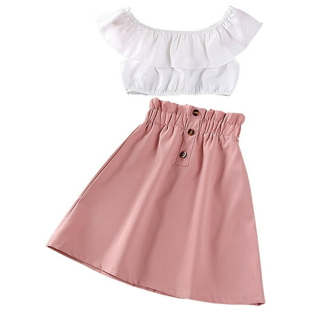 Child Baby Girls Dress Solid Color Short Sleeve O-Neck Summer Fashion One Shoulder Lace 2PCS Sundress Soft Flowy Dresses
Child Baby Girls Dress Solid Color Short Sleeve O-Neck Summer Fashion One Shoulder Lace 2PCS Sundress Soft Flowy Dresses