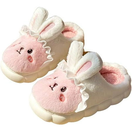 CoCopeaunt Cute Rabbit Fluffy House Slippers for Women Girls Warm Soft Heel Cover Kawaii House Shoes Indoor Outdoor
CoCopeaunt Cute Rabbit Fluffy House Slippers for Women Girls Warm Soft Heel Cover Kawaii House Shoes Indoor Outdoor