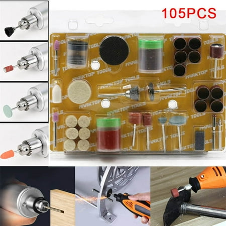 VeliToy 105pcs Grinding Polish Cutting Tool Set Cut Electric Rotary Engraving Accessory Bit Wood Metal
VeliToy 105pcs Grinding Polish Cutting Tool Set Cut Electric Rotary Engraving Accessory Bit Wood Metal
