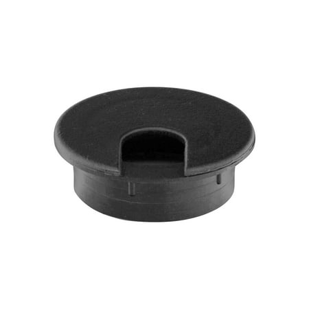 Rok Hardware 2 Pack Round Grommet 2 (51mm) Diameter Made of ABS Black