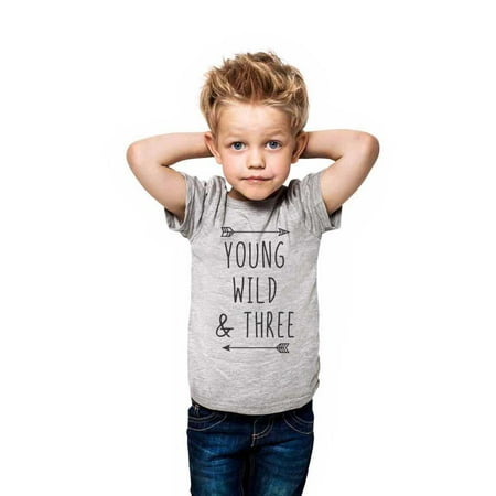 Young Wild & Three - wallsparks cute & funny Brand cool boho 3rd Birthday Shirt Age 3 Three year old - Soft Toddler Shirt
Young Wild & Three - wallsparks cute & funny Brand cool boho 3rd Birthday Shirt Age 3 Three year old - Soft Toddler Shirt