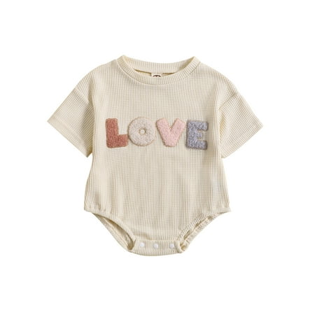 jaweiwi Toddler Girls Boys Romper Tops 0 3M 6M 12M 18M 24M Summer Short Sleeve Round Neck Heart Pattern Short Jumpsuit
jaweiwi Toddler Girls Boys Romper Tops 0 3M 6M 12M 18M 24M Summer Short Sleeve Round Neck Heart Pattern Short Jumpsuit