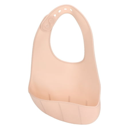 Toddler Bib Safe Silicone Silicone Bib Dishwasher Safe For Baby Pink