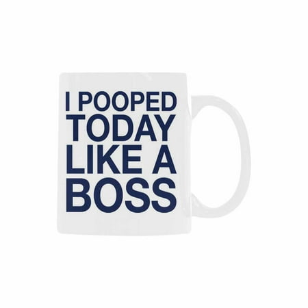 SUNENAT Funny Saying Ceramic White Coffee Mugs 15 Fl Oz I Pooped Today Like A Boss Funny Mugs Cups
SUNENAT Funny Saying Ceramic White Coffee Mugs 15 Fl Oz I Pooped Today Like A Boss Funny Mugs Cups