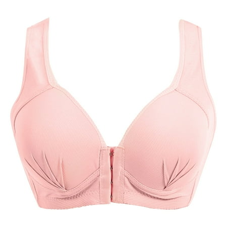 YDKZYMD Women Full-Coverage Bras Front Closure With Lightly Lined Soft Bra Push Up Fit Everyday Bra Wireless Comfort Seamless T-Shirt Bra
YDKZYMD Women Full-Coverage Bras Front Closure With Lightly Lined Soft Bra Push Up Fit Everyday Bra Wireless Comfort Seamless T-Shirt Bra