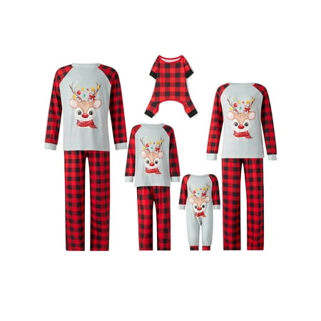 Gwiyeopda Christmas Matching Family Pajamas Set Deer Xmas Printed Sleepwear PJs Loungerwear
Gwiyeopda Christmas Matching Family Pajamas Set Deer Xmas Printed Sleepwear PJs Loungerwear