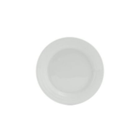 Tuxton FPA-104 Vitrified China Plate Porcelain White - 10.5 in. - 1 Dozen