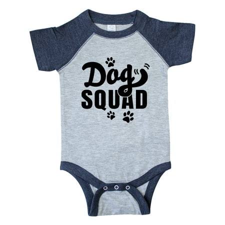 Inktastic Dog Squad with Paw prints Gift Baby Boy or Baby Girl Bodysuit