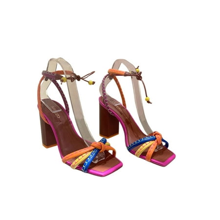 Sanviglor Ladies Strappy Sandal Lace Up Heeled Sandals Ankle Strap Dress Shoes Work Sexy Nonslip Casual Shoe Lightweight Color Block High Heels Red 4.5
Sanviglor Ladies Strappy Sandal Lace Up Heeled Sandals Ankle Strap Dress Shoes Work Sexy Nonslip Casual Shoe Lightweight Color Block High Heels Red 4.5