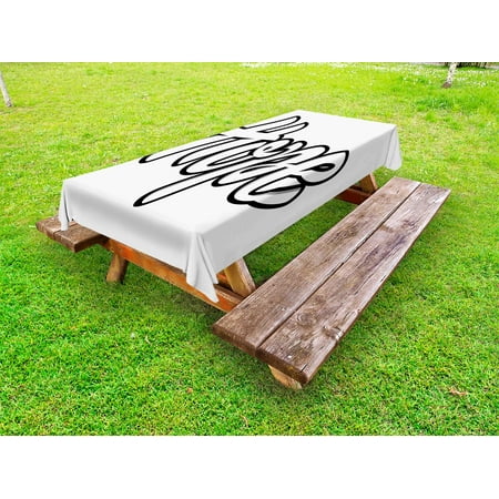 Hope Outdoor Tablecloth Hand Drawn Monochrome Inspirational Lettering Motivational Quote Composition Decorative Washable Fabric Picnic Table Cloth 58 X 84 Inches Black and White by Ambesonne
Hope Outdoor Tablecloth Hand Drawn Monochrome Inspirational Lettering Motivational Quote Composition Decorative Washable Fabric Picnic Table Cloth 58 X 84 Inches Black and White by Ambesonne