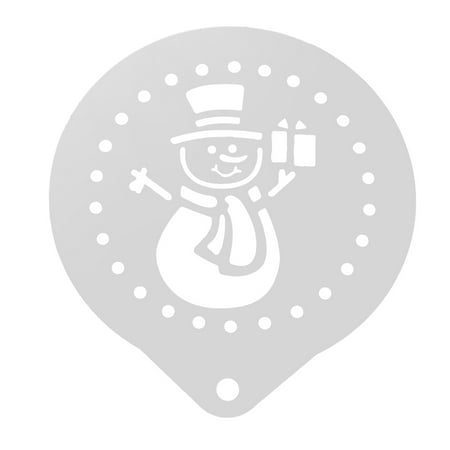 NICEXMAS Stainless Steel Christmas Coffee Stencil Barista Cake Decorating Stencil Hollow Snowman with Gift Box Baking Template for Latte Cappuccino Cupcake Cookie
NICEXMAS Stainless Steel Christmas Coffee Stencil Barista Cake Decorating Stencil Hollow Snowman with Gift Box Baking Template for Latte Cappuccino Cupcake Cookie
