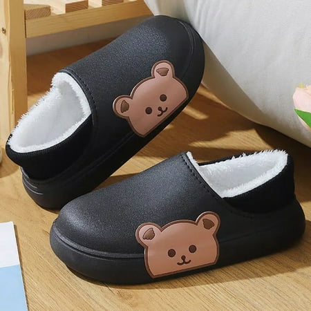 Women‘s Cute Cartoon Bear Pattern Waterproof Home Shoes Non-slip Thermal Lined Slip-on Indoor Outdoor Shoes
Women‘s Cute Cartoon Bear Pattern Waterproof Home Shoes Non-slip Thermal Lined Slip-on Indoor Outdoor Shoes