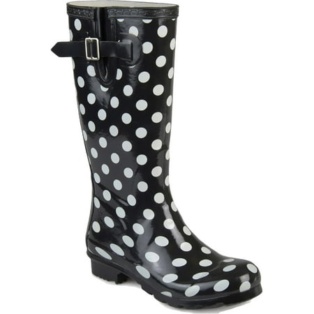 Journee Collection Womens Mist Waterproof Mid Rse Rain Boots