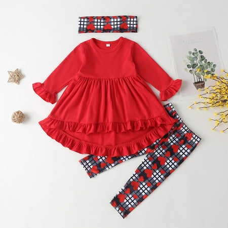 QIPOPIQ Infant Girl s Clothing Set Clearance Spring Autumn Baby Girls Valentine s Day Long Sleeve Shirt Romper Printed Trousers Suit
QIPOPIQ Infant Girl s Clothing Set Clearance Spring Autumn Baby Girls Valentine s Day Long Sleeve Shirt Romper Printed Trousers Suit
