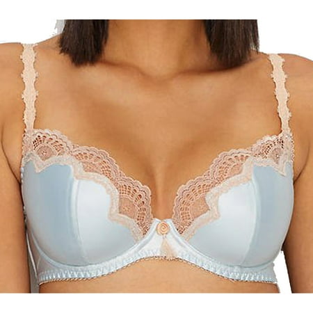 Dita Von Teese Star Lift Balconette Bra D58955 Blue/Cream 32DD