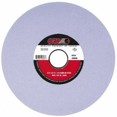 CGW Abrasives 14 Diam x 5 Hole x 2 Thick K Hardness 60 Grit Surface Grinding Wheel Aluminum Oxide Type 5 Medium Grade 1 910 Max RPM Vitrified Bond One-Side Recess
CGW Abrasives 14 Diam x 5 Hole x 2 Thick K Hardness 60 Grit Surface Grinding Wheel Aluminum Oxide Type 5 Medium Grade 1 910 Max RPM Vitrified Bond One-Side Recess