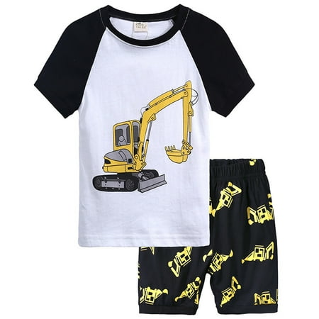 QWERTYU Toddler Baby Child Children Kids Outfits Clothing Set Short Sleeve Cartoon Print T Shirts and Shorts Set Summer for Boy 1Y-7Y
QWERTYU Toddler Baby Child Children Kids Outfits Clothing Set Short Sleeve Cartoon Print T Shirts and Shorts Set Summer for Boy 1Y-7Y