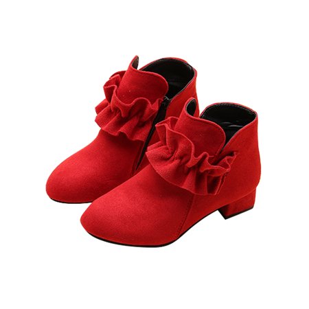 Eloshman Girl Pleated Mid Top Shoes Wedding Breathable Zipper Dress Bootie Chunky Heel Booties Red 2Y
Eloshman Girl Pleated Mid Top Shoes Wedding Breathable Zipper Dress Bootie Chunky Heel Booties Red 2Y