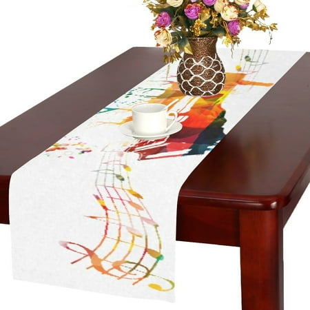MYPOP music notes Table Runner 14x72 inches