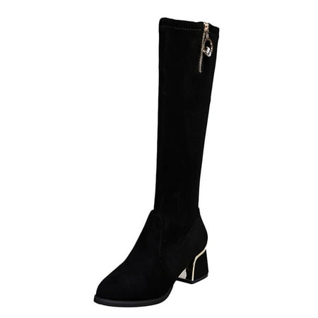 Womens Shoes Fashion Solid Color Round Toe Middle Heel Thick Heel Lace Up Buckle Fleece Large Boots
Womens Shoes Fashion Solid Color Round Toe Middle Heel Thick Heel Lace Up Buckle Fleece Large Boots