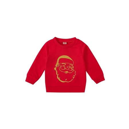 AMILIEe Infant Baby Boys Girls Christmas Pullover Long Sleeve Santa Claus Print Sweatshirt
AMILIEe Infant Baby Boys Girls Christmas Pullover Long Sleeve Santa Claus Print Sweatshirt