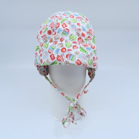 Pre-owned Sterntaler Girls White | Coffee Hat size: 3-4 Months