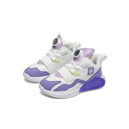 Kesitin Kids Sneakers Low Top Warm Shoes Athletic Running Shoe Winter Comfort Fashion Sneaker Gym Non-Slip Warm Lined Pink Purple 2.5Y 
Kesitin Kids Sneakers Low Top Warm Shoes Athletic Running Shoe Winter Comfort Fashion Sneaker Gym Non-Slip Warm Lined Pink Purple 2.5Y