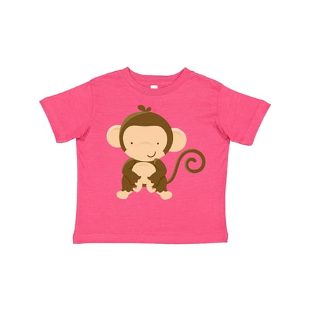 Inktastic Happy Monkey Gift Toddler Boy or Toddler Girl T-Shirt