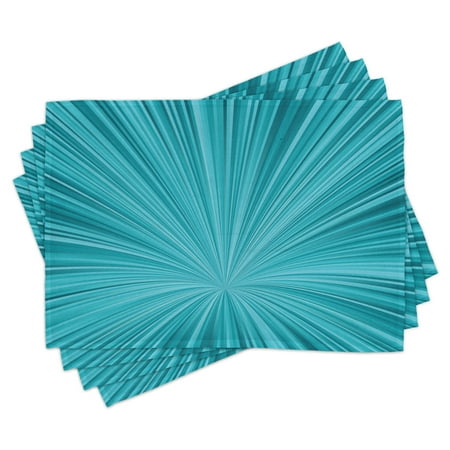 Teal Placemats Set of 4 Abstract Vortex Design with Fireworks Celebration Stylized Monochrome Artwork Washable Fabric Place Mats for Dining Room Kitchen Table Decor Turquoise Teal by Ambesonne
Teal Placemats Set of 4 Abstract Vortex Design with Fireworks Celebration Stylized Monochrome Artwork Washable Fabric Place Mats for Dining Room Kitchen Table Decor Turquoise Teal by Ambesonne
