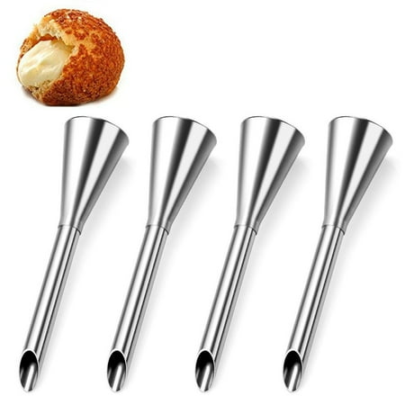 Cream Icing Piping Nozzle Tip 4 Pack Puff Nozzle Tip Stainless Steel Nozzle Cream Puff Cake Decor Tool
Cream Icing Piping Nozzle Tip 4 Pack Puff Nozzle Tip Stainless Steel Nozzle Cream Puff Cake Decor Tool