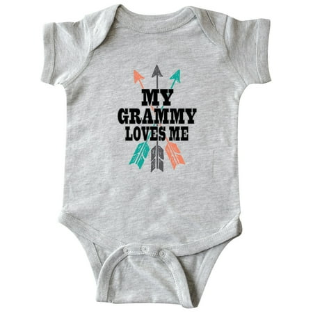 Inktastic Grammy Loves Me Arrow Gift Baby Boy or Baby Girl Bodysuit
Inktastic Grammy Loves Me Arrow Gift Baby Boy or Baby Girl Bodysuit