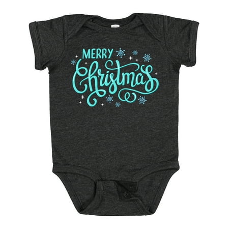 Inktastic Merry Christmas Hand Lettering with Snowflakes in Teal Boys or Girls Baby Bodysuit
Inktastic Merry Christmas Hand Lettering with Snowflakes in Teal Boys or Girls Baby Bodysuit