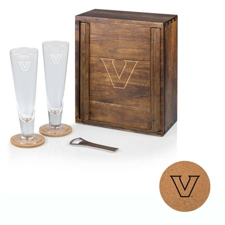 Vanderbilt Team Sports Commodores Pilsner Beer Glass Drink Set