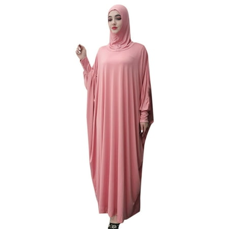 Hinvhai Muslim Women Solid color Headgear mosque sleeve robes Cardigan Ramadan Dress On Clearance Pink Free(Free)
Hinvhai Muslim Women Solid color Headgear mosque sleeve robes Cardigan Ramadan Dress On Clearance Pink Free(Free)
