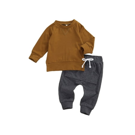 Sunisery Newborn Baby Boys Clothes Sets Long Sleeve Pullover Sweatshirt Tops Pants Yellow 18-24 Months
Sunisery Newborn Baby Boys Clothes Sets Long Sleeve Pullover Sweatshirt Tops Pants Yellow 18-24 Months