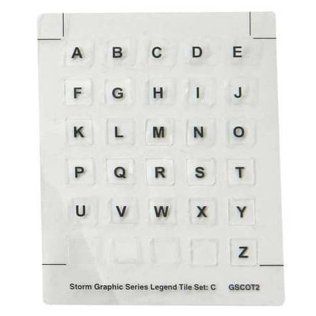 Legend Tile Set C, Storm Interface, GFX/GFXI KEYTOP TILES C