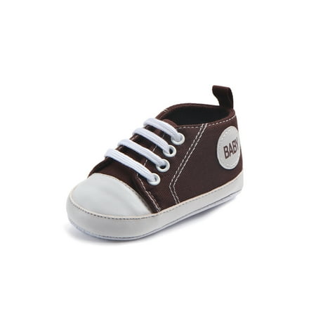 Rockomi Baby Crib Shoes Infant Canvas Shoes Newborn Anti-Slip Soft Sole Sneakers First Walkers Coffee 4C
Rockomi Baby Crib Shoes Infant Canvas Shoes Newborn Anti-Slip Soft Sole Sneakers First Walkers Coffee 4C