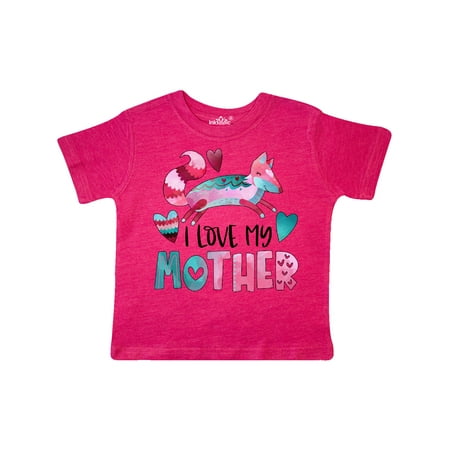 Inktastic I Love My Mother Pink and Blue Fox with Hearts Gift Toddler Boy or Toddler Girl T-Shirt
Inktastic I Love My Mother Pink and Blue Fox with Hearts Gift Toddler Boy or Toddler Girl T-Shirt