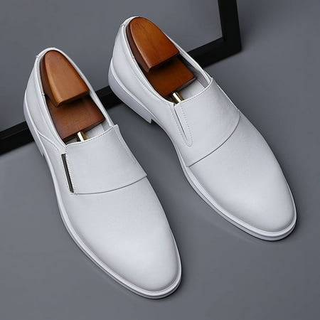 Men‘s Shoes Casual Business Shoes White Dress Shoes Low Heel Men‘s Pointed Toe Business White Shoes
Men‘s Shoes Casual Business Shoes White Dress Shoes Low Heel Men‘s Pointed Toe Business White Shoes