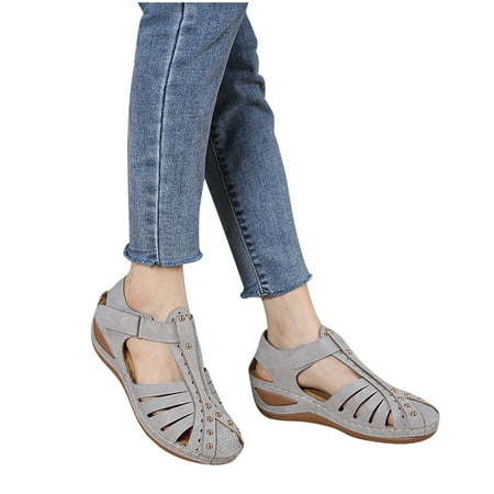 Juebong Sandals clearance Closed Toe Sandals for Women Casual Summer 2024 Hollow Out Vintage Beach Wedge Leather Sandal Gladiator Outdoor Orthopedic Shoe
Juebong Sandals clearance Closed Toe Sandals for Women Casual Summer 2024 Hollow Out Vintage Beach Wedge Leather Sandal Gladiator Outdoor Orthopedic Shoe